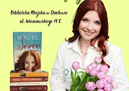 Nagdalena Kordel w bibliotece