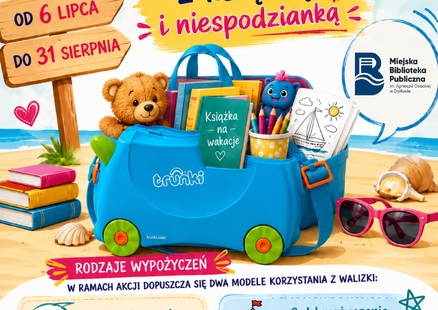 Wakacyjna walizka z książką i niespodzianką - ruszamy 6 lipca!